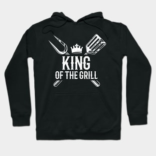 King Of The Grill Funny BBQ Gift For Men / Husband / Fiancee Hoodie